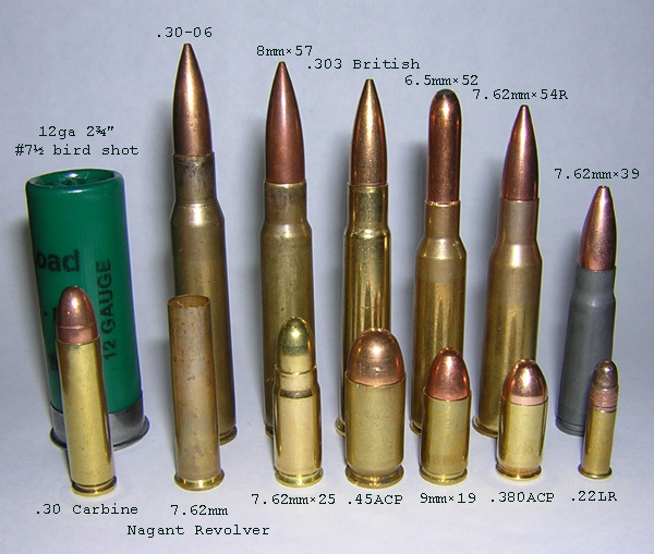 Ammunition Caliber Comparison